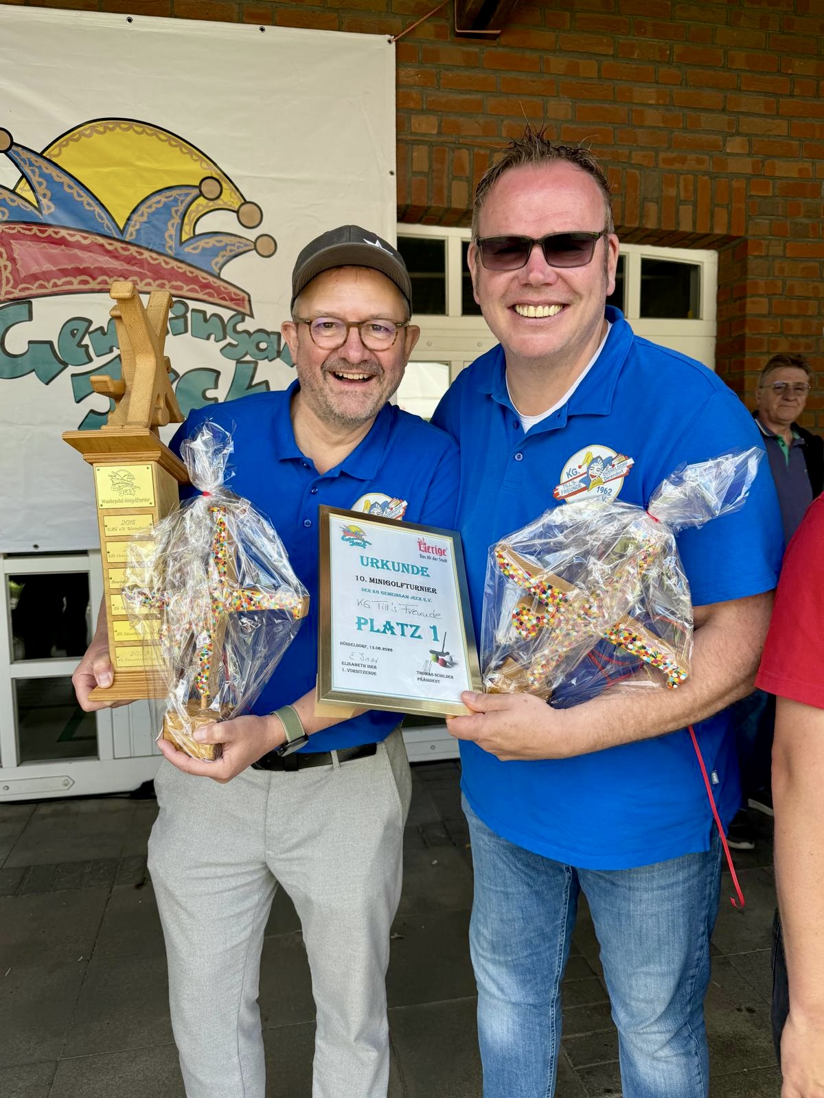 1. Platz für Till’s Freunde beim Minigolf-Turnier der KG Gemeinsam Jeck